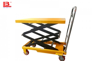 液壓平臺(tái)車的使用應(yīng)有哪些注意事項(xiàng)？
